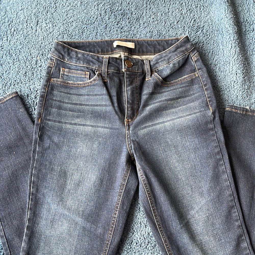 High-rise skinny jeans very stretchy comfy pants